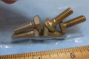 Lot of 5 TCM / Continental 649353 BOLT 1/4"-20 x 3/4" (Aviation)